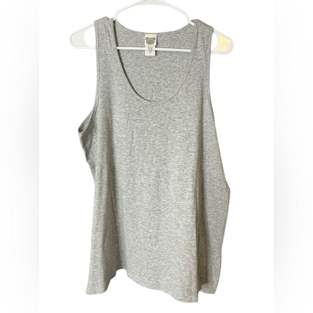 Heather Gray Sleeveless Relaxed Tank Top